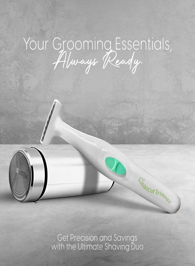 كلين كت ES412 - مصمم للعناية باللحية الخفيفة والشعر القصير للرجال والنساء - ماكينة حلاقة للمناطق الحساسة - غير مخصصة للشعر الطويل - Image 4